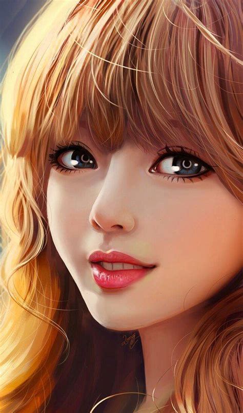 Digital Painting Inspiration 017 Art Japanese Cute Woman — Steemit Beautiful Fantasy Art