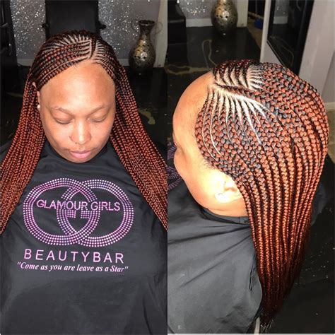 If big cornrows hairstyles is what you're after, these beautiful ghana braids braided into a bun will gold cuffs incorporated into a beautiful high cornrow ponytail is a hairstyle that'll work for a special. 2019 Elegant Braids for Beautiful Ladies | Braided cornrow ...