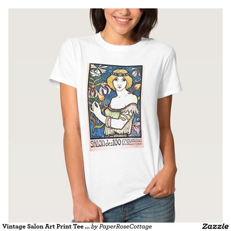 What does this hair salon new client form do for my business? Vintage Salon Art Print Tee Shirt | Zazzle.com | Tee shirt ...