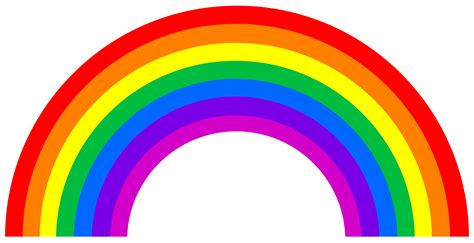 Clipart Of Rainbows