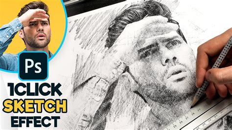 Create A 1 Click Photo To Pencil Drawing Sketch Effect In Photoshop