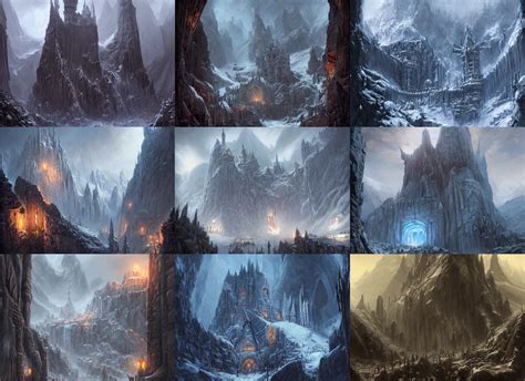 The Mines Of Moria Concept Art By Jorge Jacinto Stable Diffusion