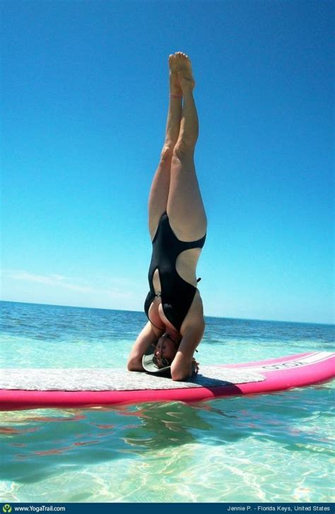 The best outdoors yoga poses for two people. Headstand - Yoga Pose / Asana Image by JenniePawlowsky