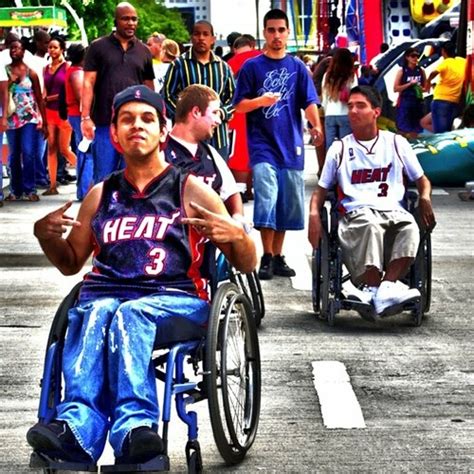 The Wheelchair Gang In Calle 8 Miami Claudio Lovo Flickr