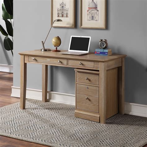 Winners Only Berkeley Contemporary 54 Single Pedestal Desk With Drop