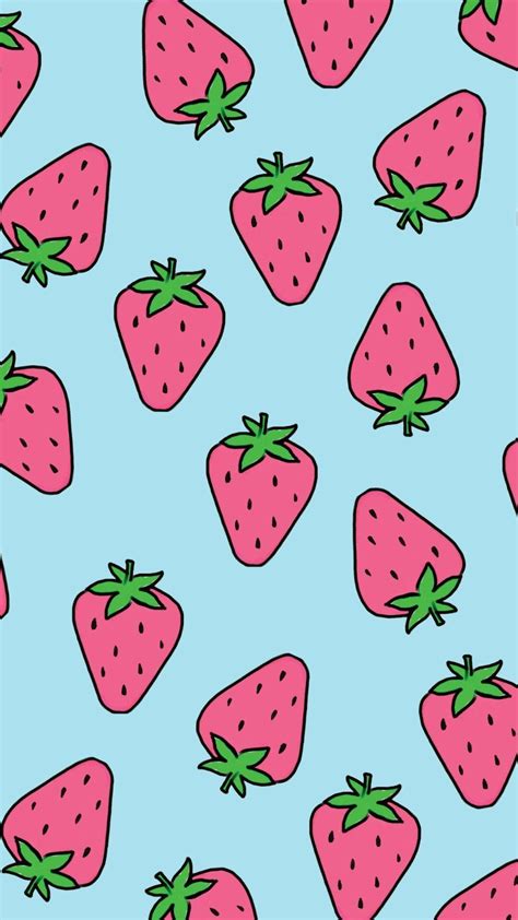 Cute Strawberry Iphone Wallpapers Top Free Cute Strawberry Iphone