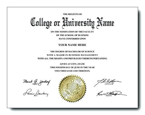 Best University Graduation Certificate Template Amazing Certificate