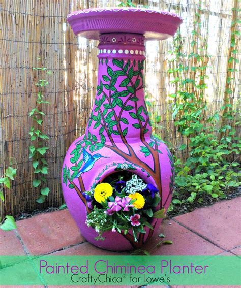 Nearly every fire pit in this collection costs under $150. Painted Chiminea Planter - Crafty Chica™