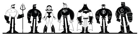 Justice League Of America Vector On Behance