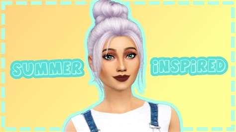 The Sims 4 Cas Summer Inspired Youtube