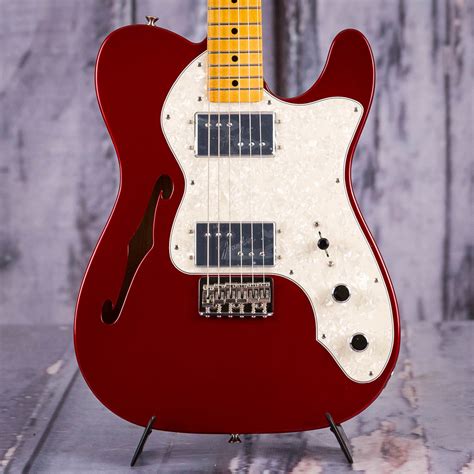 Fender Vintera 70s Telecaster Thinline Candy Apple Red For Sale
