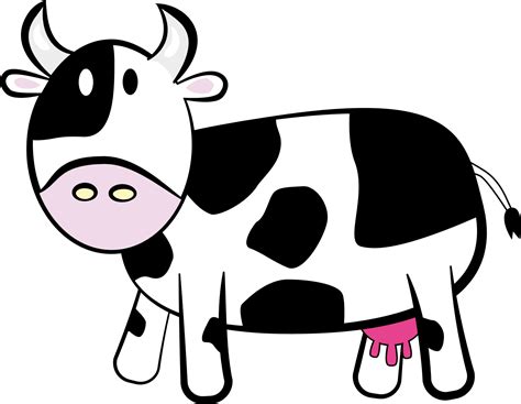 24 Picture Of A Cartoon Cow Free Coloring Pages
