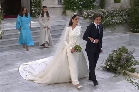 Princess Iman Princess Salma Fix Princess Rajwa Dress At Royal Wedding