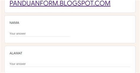 For people who didn't know, you can view page source for a non locked mode google form and scroll down towards the bottom to find the answers. Contoh Google Form - Panduan Form