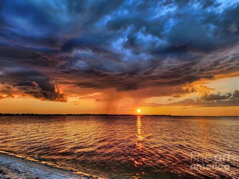 Dramatic Sanibel Sunset Photograph By Jeff Breiman Fine Art America