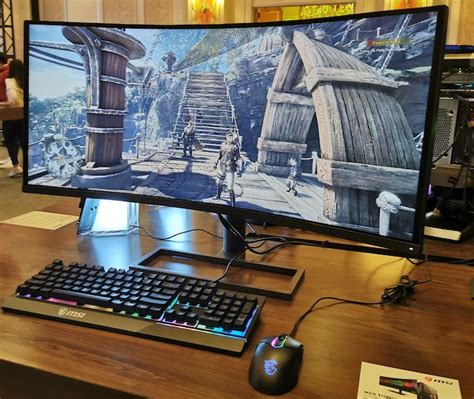 MSIs Optix MAG342CQR Ultra Curved Monitor 34 Inch 144Hz With A