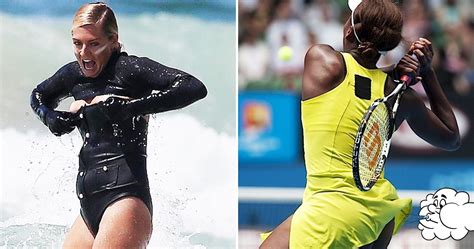 Times Female Athletes Revealed A Little Too Much