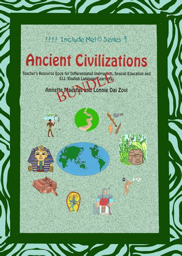 Ancient Civilizations Bundle For Differentiating Instruction Special Ed