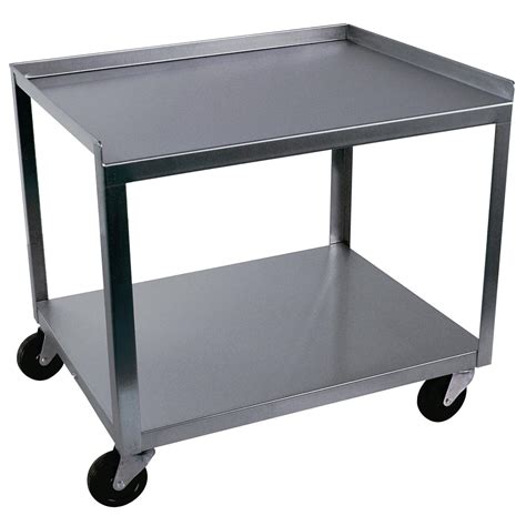 2 Shelf Stainless Steel Cart W56107 Ideal Mc221 Medical Carts
