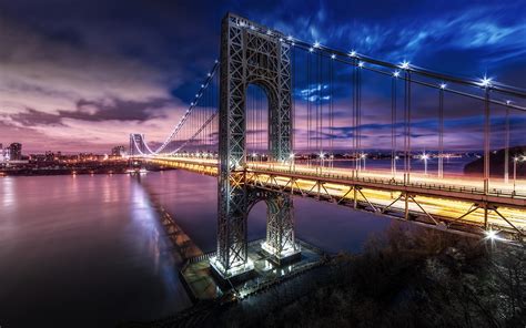 Download the most amazing free new york city wallpapers for your mac os or windows computer. nature, Landscape, Mist, Bridge, Lights, New York City ...