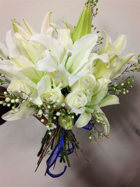 White Lily Bouquet Lily Wedding White Lily Bouquet Lily Bouquet