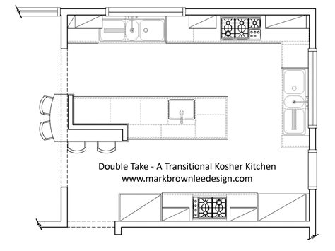 Kitchen Floor Plan With Dimensions