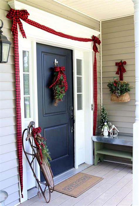 Wonderful Christmas Front Door Decorations Ideas All