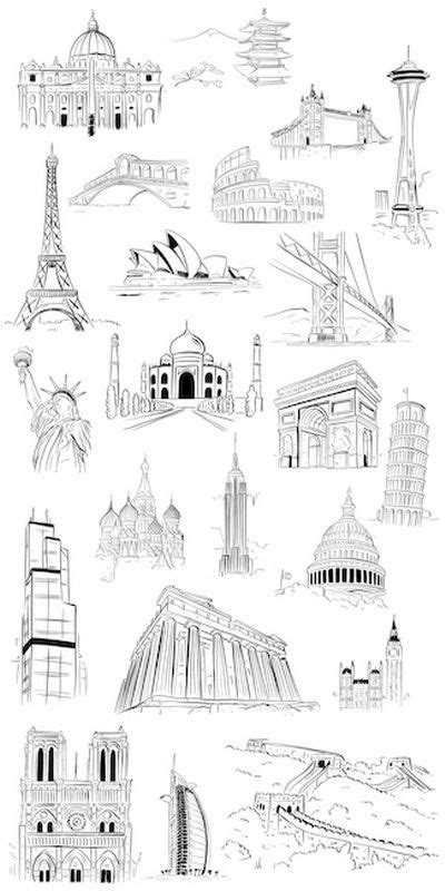 View 12 Pencil Drawings Of Famous Buildings