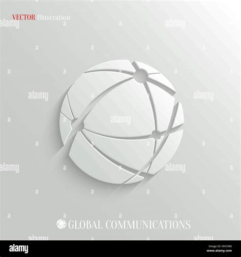 Global Communications Icon Vector Web Illustration Easy Paste To Any