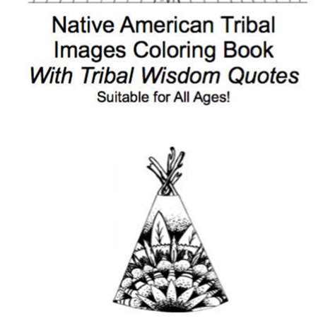 Native American Tribal Images Coloring Pages For Adults And