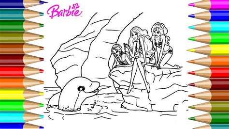 Details for this movie can be found on barbie movies wiki. Barbie and Dolphin Coloring Pages Kids Fun Art Activities ...