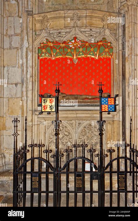 York City England Minster Interior Tomb Or Memorial Of Prince William