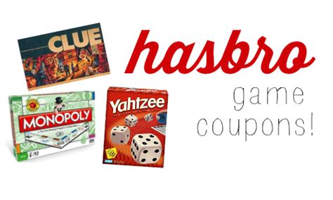 Hasbro Game Coupons Save On Monopoly Scrabble And More Southern Savers