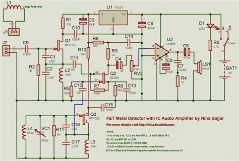 + 5 829,48 rub доставка. Gold Metal Detector Circuit Diagram | Metal detector, Gold ...