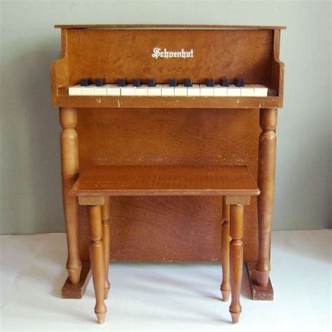 Vintage Schoenhut Toy Piano 25 Keys 1970s Upright Piano Wood Etsy