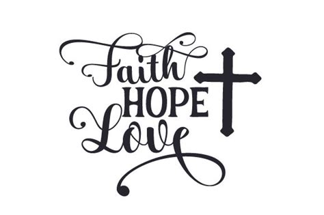 Faith Hope Love SVG Cut file by Creative Fabrica Crafts - Creative Fabrica