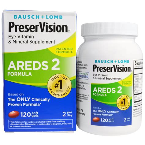 Bausch And Lomb Preservision Areds 2 Formula Eye Vitamin And Mineral