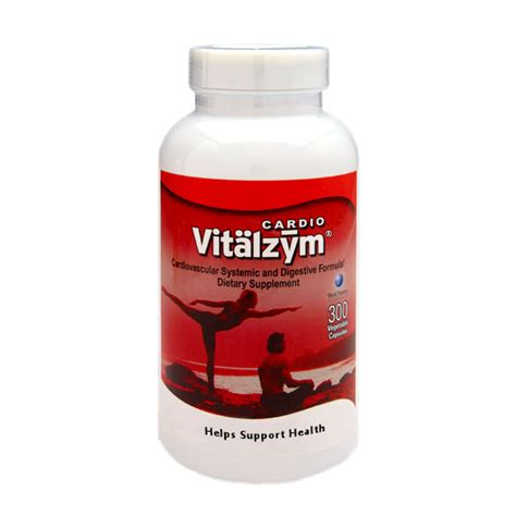 Vitalzym Cardio 300 Caps Systemic Enzyme Formula From World Nutrition