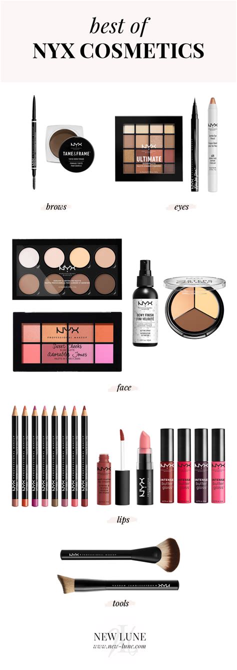 the best makeup products from nyx cosmetics makeup list makeup guide eye makeup tips