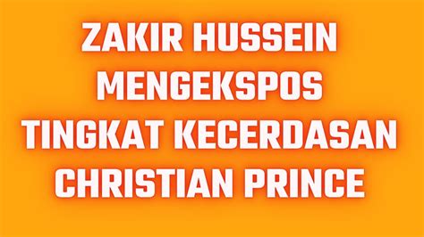 beginilah tingkat kecerdasan christian prince i farid responds youtube