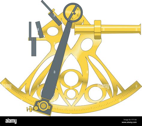 sextant vector illustration stock vector image and art alamy