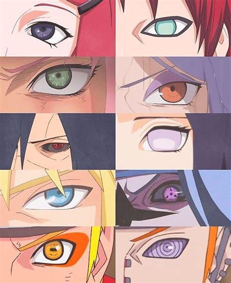Different Eyes Of The Shinobi Rnaruto
