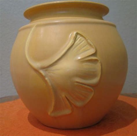 Ephraim Faience Pottery Ginko Vase Newcomb Pottery Rookwood Pottery