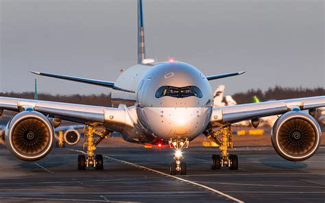 Descargar Fondos De Pantalla Airbus A350 Xwb Avión De Pasajeros De