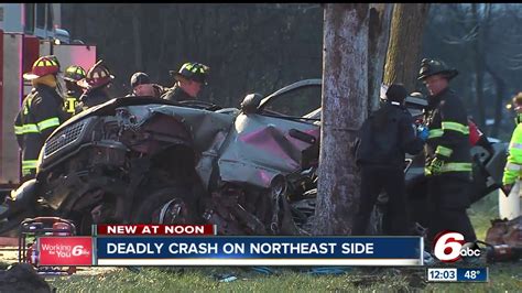 Woman Killed In Crash On Indys Northeast Side Youtube