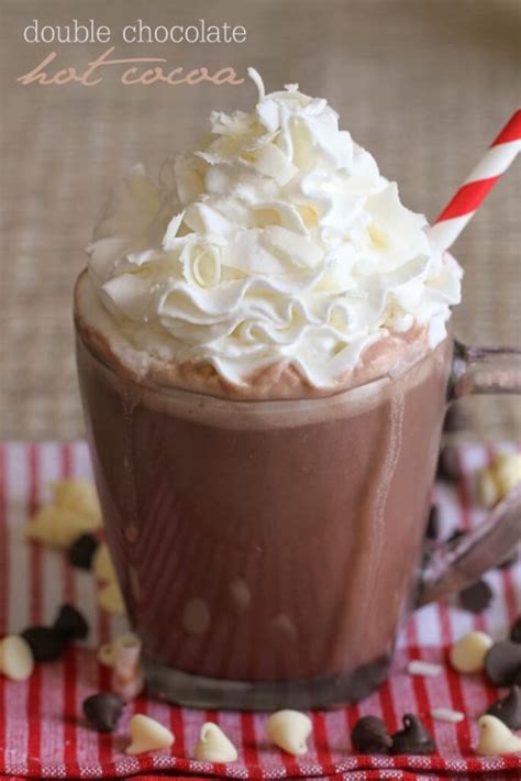 Double Chocolate Hot Cocoa Recipe {rich Delish} Lil Luna