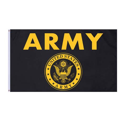 Black And Yellow Army Flag 3 X 5 Military Flags