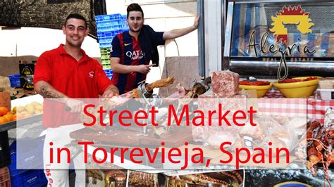 Torrevieja Street Market In Winter Youtube