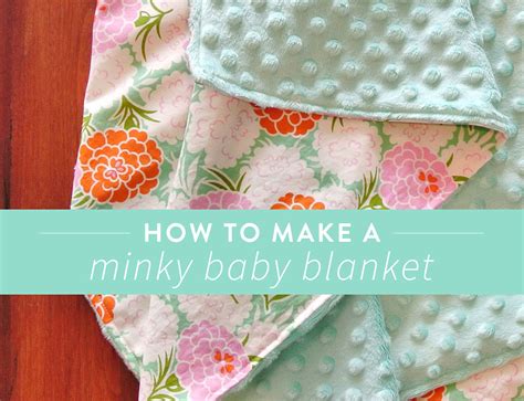 How To Make A Minky Baby Blanket In 30 Minutes Suzy Quilts