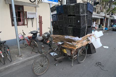 Shanghai China Overloaded Bike Lens Nikon Mm F Flickr